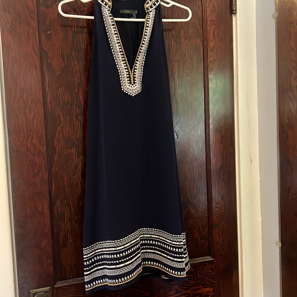 Thml size small dress. Embroidered.